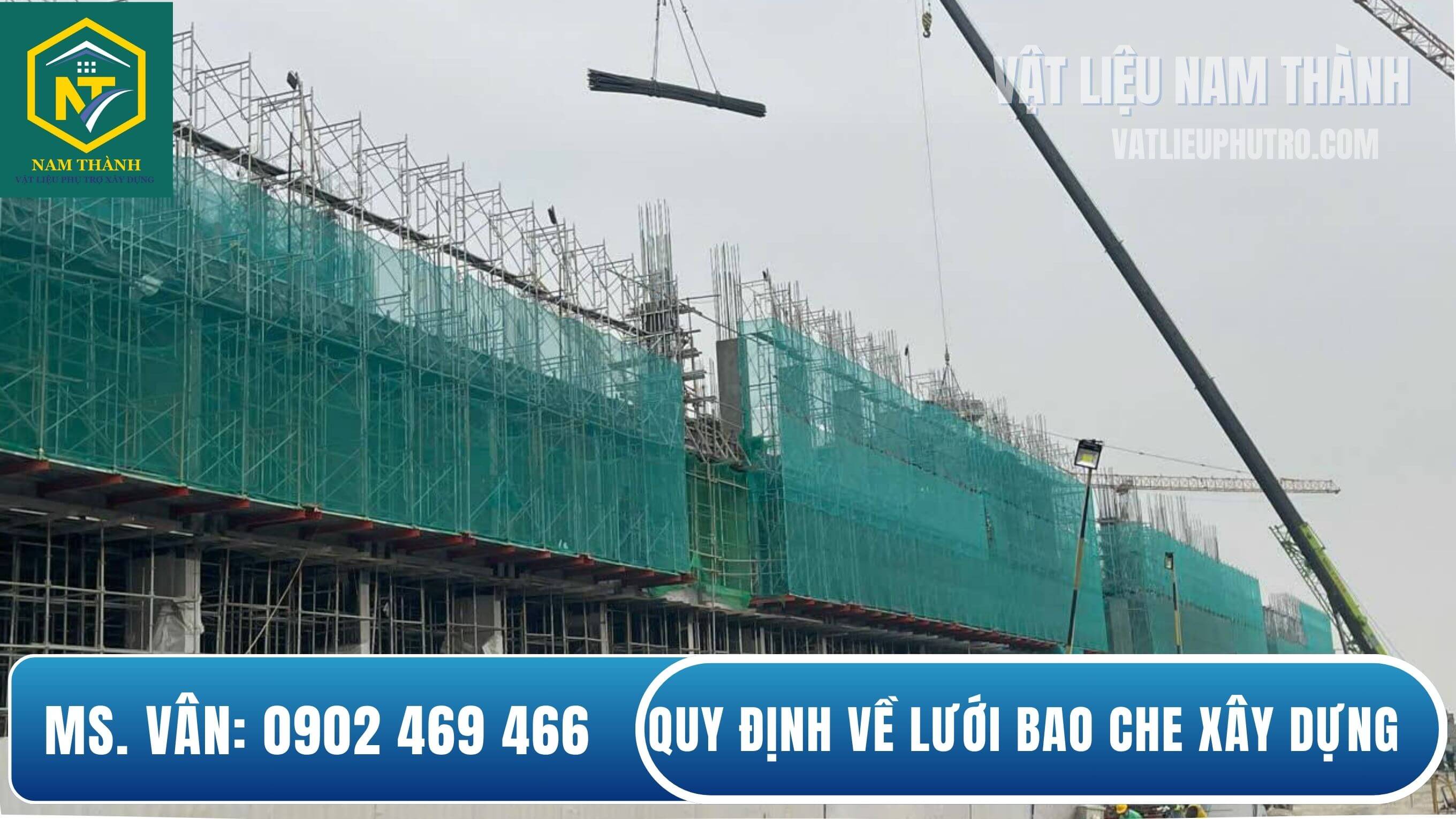 Mức phạt khi không sử dụng lưới bao che