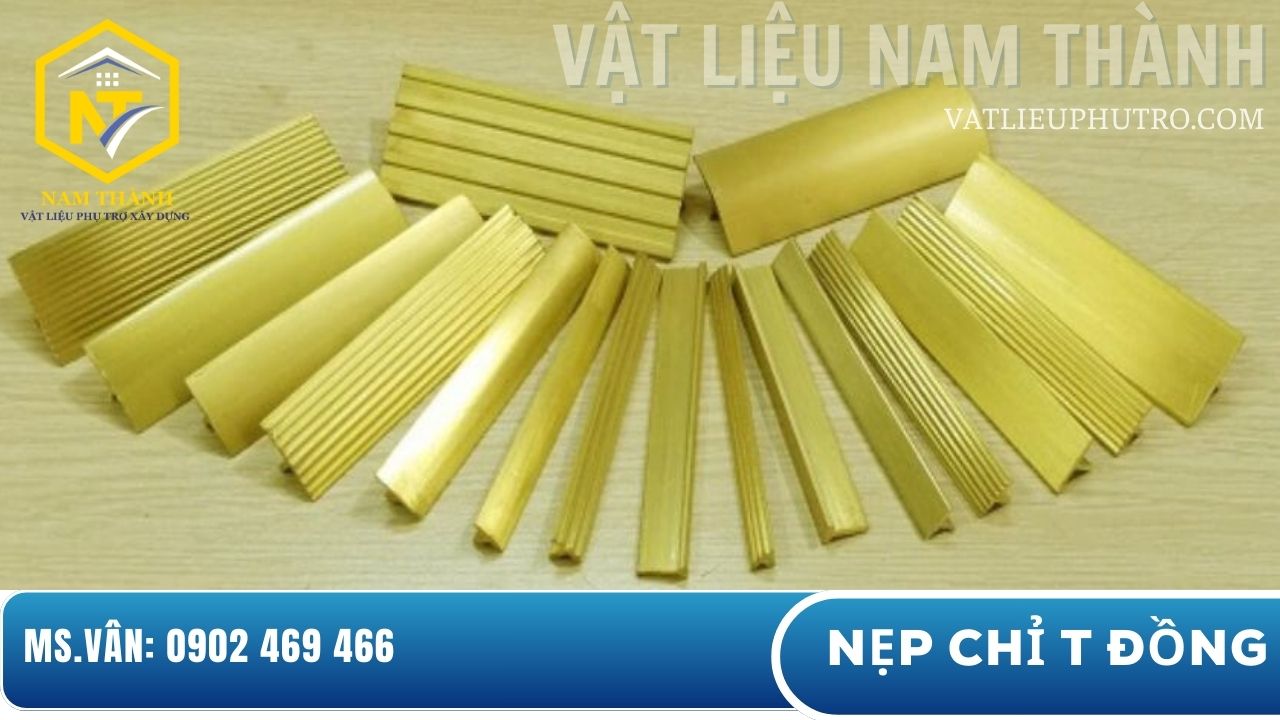 Nẹp chỉ T đồng