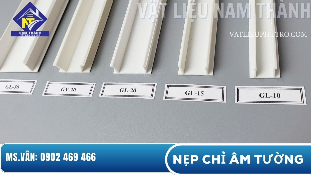 Nẹp chỉ âm tường