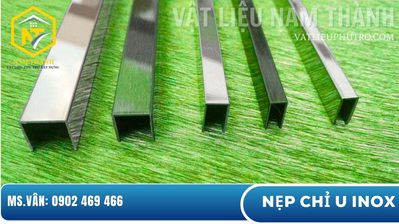 Nẹp chỉ chữ U Inox