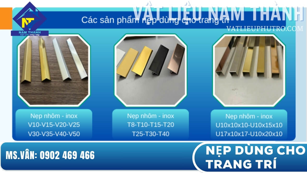nẹp trang trí