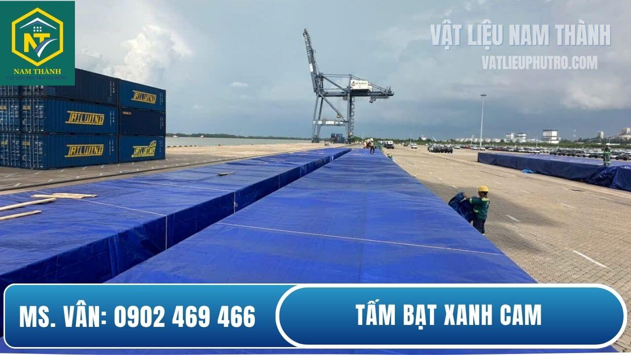 Tấm bạt xanh cam
