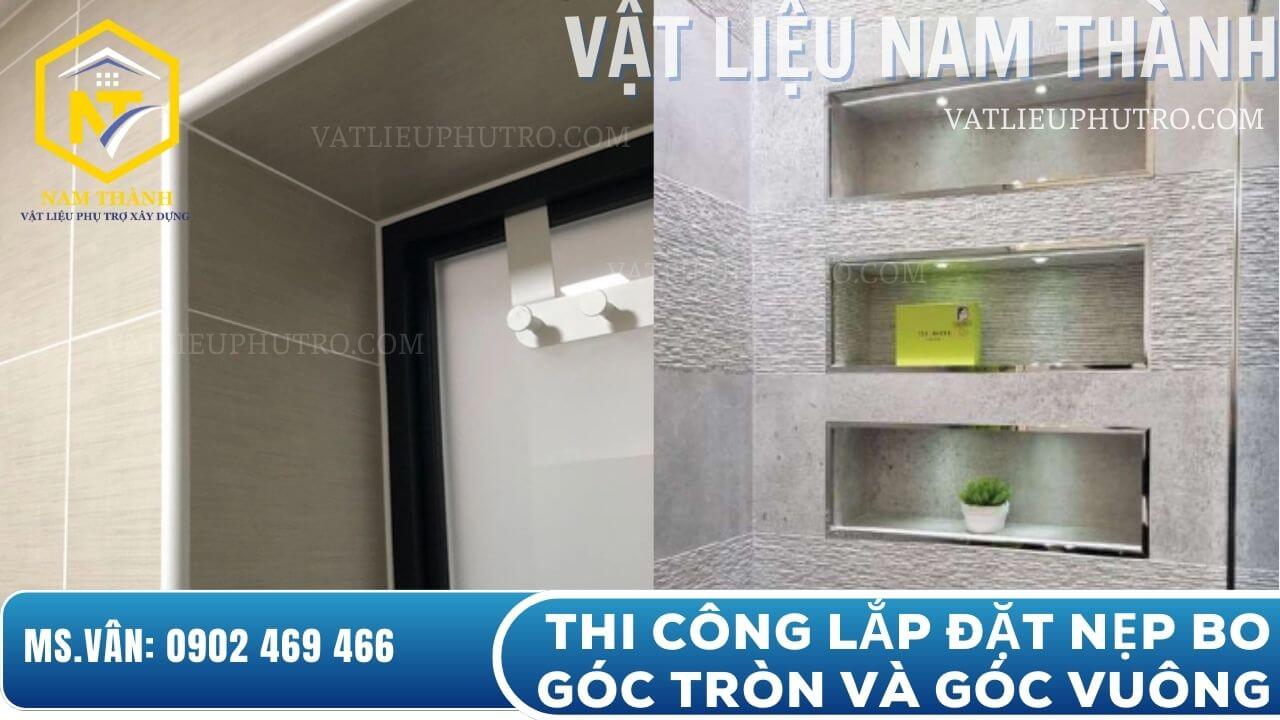 C&ocirc;ng tr&igrave;nh lắp đặt nẹp bo g&oacute;c tr&ograve;n v&agrave; g&oacute;c vu&ocirc;ng tại c&ocirc;ng tr&igrave;nh