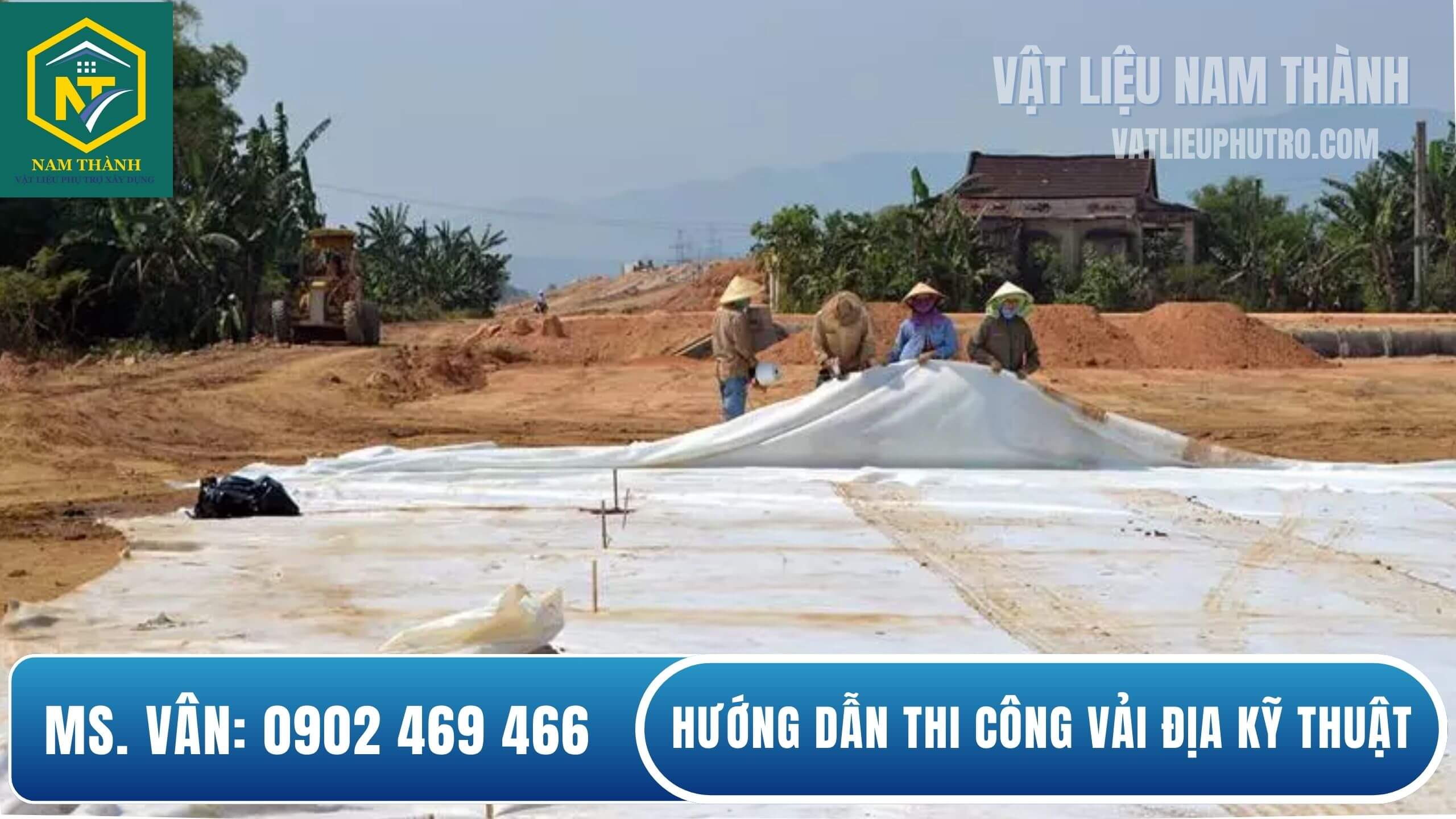 Vải địa chống thấm bạt HDPE