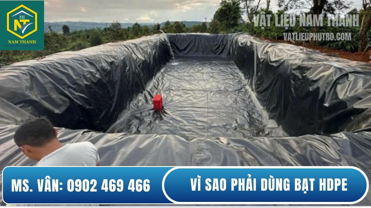Vì sao phải dùng bạt HDPE