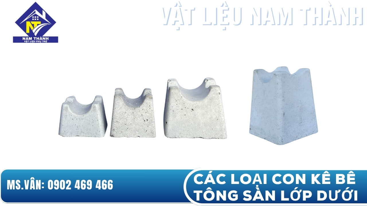 Viên kê bê tông kê thép sàn lớp dưới