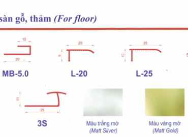 NẸP NHÔM SÀN GỖ