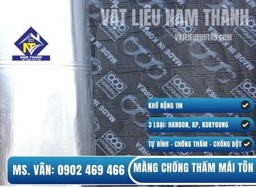 MÀNG CHỐNG DỘT CHỐNG THẤM MÁI TÔN